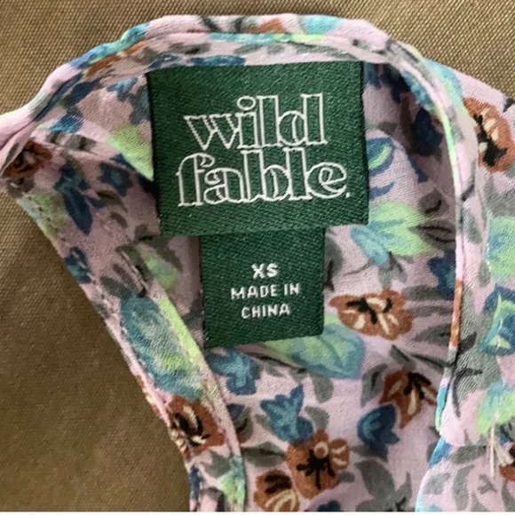wild fable | Long Sleeve Floral Mini Dress - Picture 13 of 14
